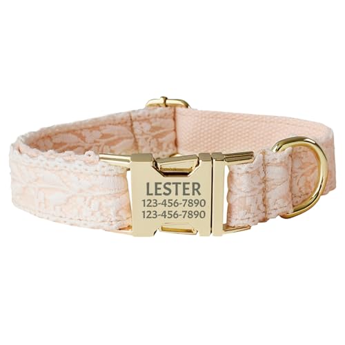 Uiopa Hundehalsband mit Namen und Telefonnummer, Halsband Hund Personalisiert auf Metall Steckverschluss, Verstellbare Hundehalsbänder für Kleine Große Hunde, Hundeleine und Fliege Erhältlich Uiopa Hundehalsband mit Namen und Telefonnummer, Halsband Hund Personalisiert auf Metall Steckverschluss, Verstellbare Hundehalsbänder für Kleine Große Hunde, Hundeleine und Fliege Erhältlich von Uiopa