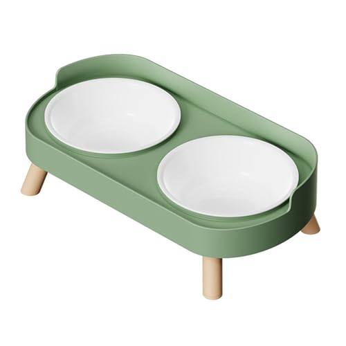 Doppelnapf, erhöhte Haustier-Essstation, spritzwassergeschütztes Design, ergonomische Höhe, Futternapf für Katzen, Hunde, Futternapf für Katzen und Hunde Doppelnapf, erhöhte Haustier-Essstation, spritzwassergeschütztes Design, ergonomische Höhe, Futternapf für Katzen, Hunde, Futternapf für Katzen und Hunde von Uitndvyte