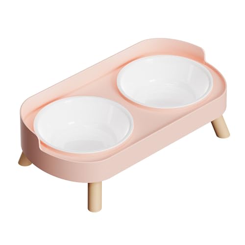 Doppelnapf, erhöhte Haustier-Essstation, spritzwassergeschütztes Design, ergonomische Höhe, Futternapf für Katzen, Hunde, Futternapf für Katzen und Hunde Doppelnapf, erhöhte Haustier-Essstation, spritzwassergeschütztes Design, ergonomische Höhe, Futternapf für Katzen, Hunde, Futternapf für Katzen und Hunde von Uitndvyte