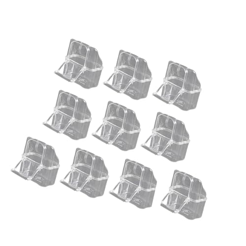 Futterspender für Vögel, transparent, mit stabiler Konstruktion, spritzwassergeschützt, 10 Stück Futterspender für Vögel, transparent, mit stabiler Konstruktion, spritzwassergeschützt, 10 Stück von Uitndvyte