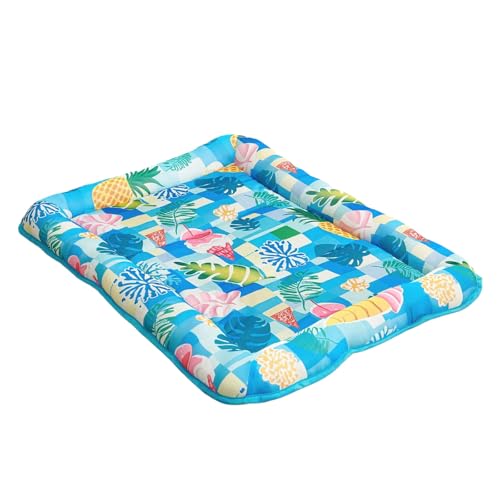 Uitndvyte 1.Faltbares Kühlbett für Katzen & Hunde, weiche Wärmeableitung Pad mit atmungsaktiver Matte für drinnen und draußen, Druckdesign, Kühlbett Uitndvyte 1.Faltbares Kühlbett für Katzen & Hunde, weiche Wärmeableitung Pad mit atmungsaktiver Matte für drinnen und draußen, Druckdesign, Kühlbett von Uitndvyte