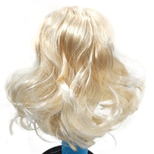 Uitndvyte Blondes Hundezubehör, lockiges Haar, Dekoration für Versammlungen, zeigt Stoff, langes lockiges Haar, Haustier-Kopfbedeckung von Uitndvyte