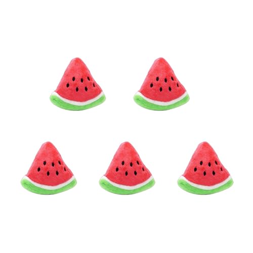 Uitndvyte Interaktives Quietsch-Plüsch-Spielzeug, Wassermelonen-Plüsch-Form für Welpen, reduzierendes Geschenk für Hunde, Haustiere Uitndvyte Interaktives Quietsch-Plüsch-Spielzeug, Wassermelonen-Plüsch-Form für Welpen, reduzierendes Geschenk für Hunde, Haustiere von Uitndvyte