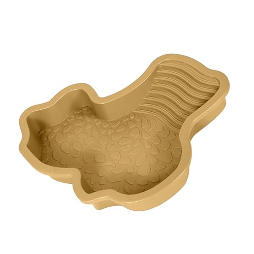 Wasserbehälter mit abgeschrägtem Tier, simulierter Lebensraum, Plattform für Schildkröten, Amphibien, Schildkröten, Wassernapf mit Design von Uitndvyte