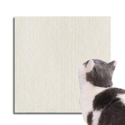 Uixxducc Kratzbretter Katze Kratzschutz Sofa Kratzmatte Selbstklebend Für Möbel Couch Wand Tür Schutz (60x100cm, Warmes Weiß) von Uixxducc