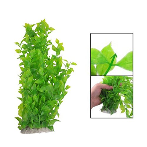 Ujjdwiurgh 40cm Kunststoff gruene Blaetter Fuer Fischtank Aquarium von Ujjdwiurgh