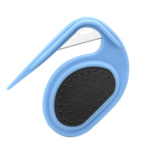 Ujjdwiurgh Kamm für Haustiere, für Hunde, Offener Knoten, Rechen, Messer, Kamm, Pflegezubehör, Katzen, Welpen, Haarentferner, Tierpflegezubehör, Blau Ujjdwiurgh Kamm für Haustiere, für Hunde, Offener Knoten, Rechen, Messer, Kamm, Pflegezubehör, Katzen, Welpen, Haarentferner, Tierpflegezubehör, Blau von Ujjdwiurgh