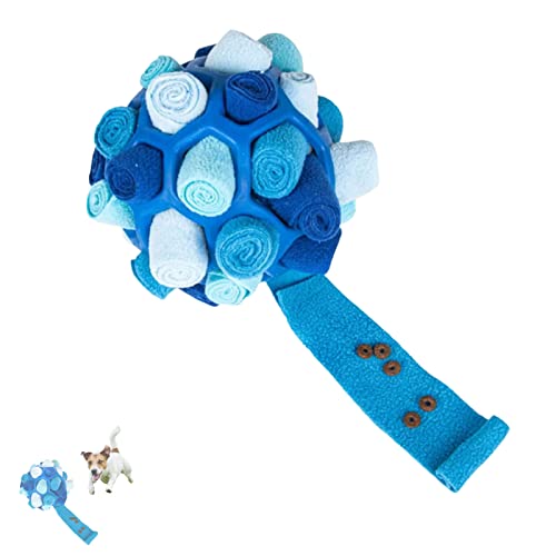 Sniffle dog ball,Portable Pet Snuffle Ball Puzzle Toy,Hund Snuffle Ball Anreicherung Spielzeug, interaktive Hundespielzeuge, Hund Gehirn Stimulierende Spielzeug für kleine Haustier Welpen Intellec von Ukisisi