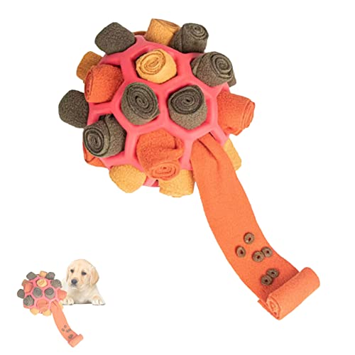 Sniffle dog ball,Portable Pet Snuffle Ball Puzzle Toy,Hund Snuffle Ball Anreicherung Spielzeug, interaktive Hundespielzeuge, Hund Gehirn Stimulierende Spielzeug für kleine Haustier Welpen Intellec von Ukisisi