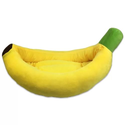 Banana Haustier-Katzenbett, wärmer, weiches Katzenhaus, Sofa, zum Schlafen, Spielen und Ausruhen Banana Haustier-Katzenbett, wärmer, weiches Katzenhaus, Sofa, zum Schlafen, Spielen und Ausruhen von Ulalaza