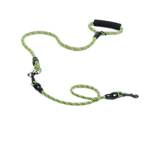 Bisssichere Hundeleine aus Metall, bequem und weich mit gepolstertem Griff, für mittelgroße und große Hunde, Hundeleine aus Edelstahl Bisssichere Hundeleine aus Metall, bequem und weich mit gepolstertem Griff, für mittelgroße und große Hunde, Hundeleine aus Edelstahl von Ulalaza