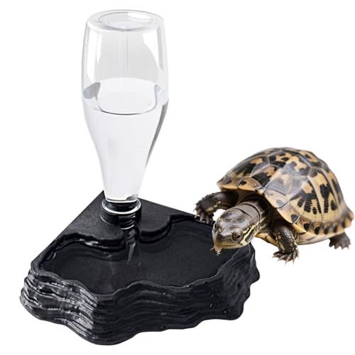 Ulawellor Wasserspender für Reptilien,Schildkröten Wasserschale Automatischer Wasserreservoir,Boden Wasserspender Terrarium-Wassernapf,für Schildkröten,Reptilien Ulawellor Wasserspender für Reptilien,Schildkröten Wasserschale Automatischer Wasserreservoir,Boden Wasserspender Terrarium-Wassernapf,für Schildkröten,Reptilien von Ulawellor