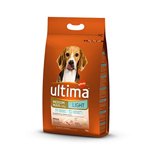 ULTIMA Light Hundefutter mit Reis und Hühnchen, 3 kg von Ultima
