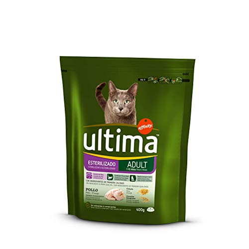 Ultima, Sterilisierte Leckerlis für Katzen mit Huhn und Gerste – [4 Stück] von Ultima