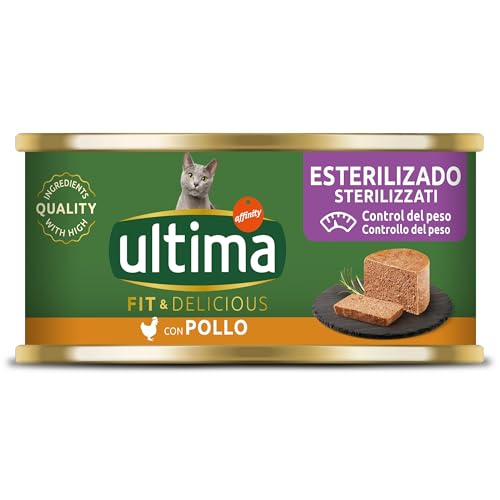 Ultima Fit & Delicious Nassfutter für Katzen - Pastete mit Huhn: 85 g von Ultima