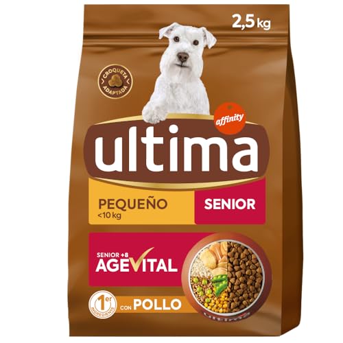 Ultima Futter für kleine Hunde Senior mit Huhn, 2,5 kg von Ultima