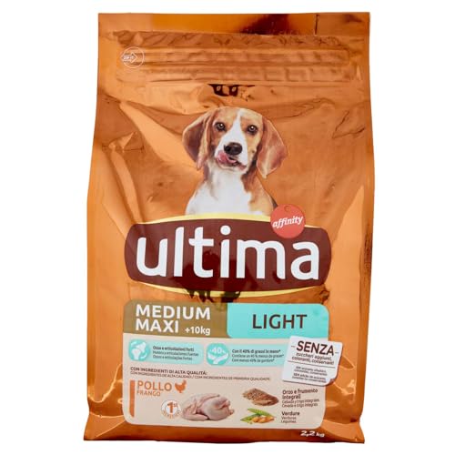 Ultima Hundefutter Medium Maxi Light mit Huhn, 2200g von Ultima