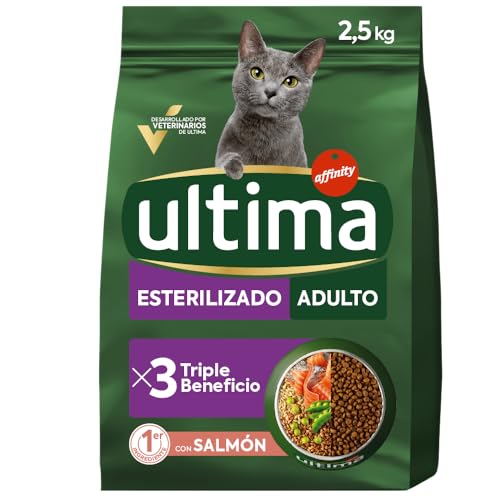 Ultima Katzenfutter für Erwachsene, sterilisiert mit Lachs, 2,5 kg von Ultima