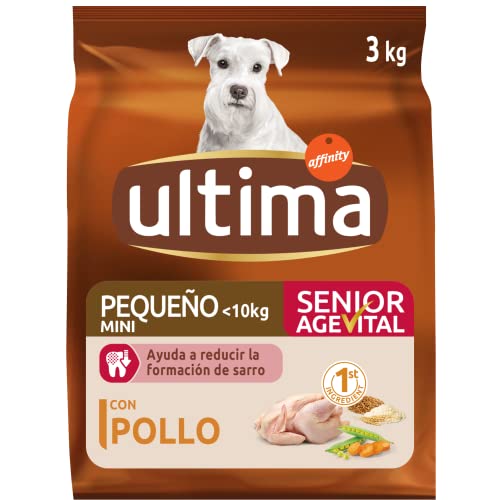 Ultima Kleines Senior Huhn, Trockenfutter für Hunde, 3 kg von Ultima