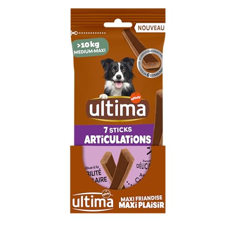 Ultima Leckerli für ausgewachsene Hunde, Medium & Maxi – Gelenk: 14 x 7-98 Sticks von Ultima
