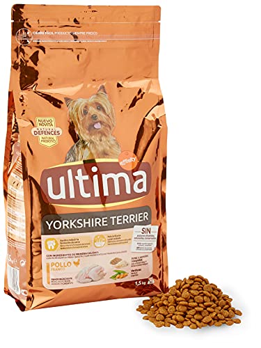 Ultima Little Yorkshire Terrier Huhn, Trockenfutter für Hunde, 4 x 1,5 kg, insgesamt 6 kg von Ultima