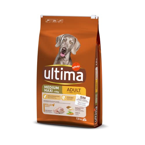 Ultima Pienso für ausgewachsene Hunde mit Huhn - 7,5 kg von Ultima
