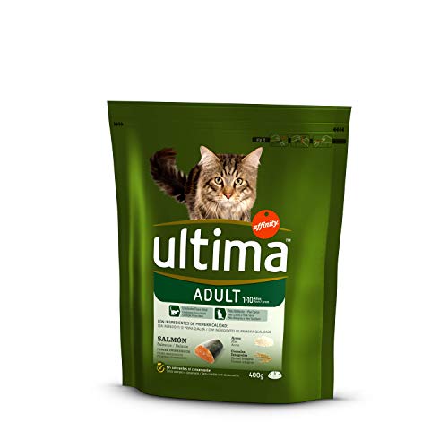 Ultima - Rico Lachs und Reisfutter für Katzen jeden Alters - 4 Stück à 400 g [1600 g] von Ultima