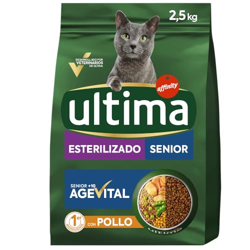 Ultima Senior Katzenfutter, sterilisiert mit Huhn, 2,5 kg von Ultima