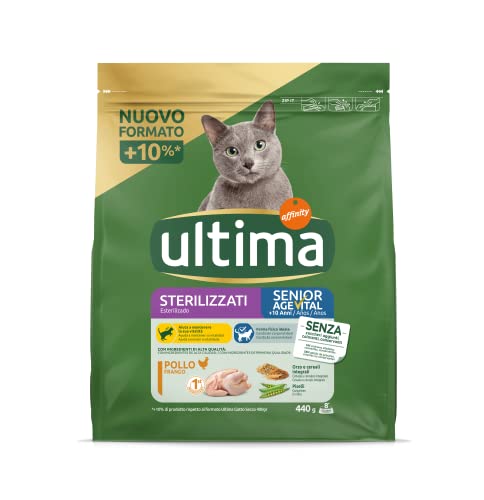 Ultima Sterilisiertes Katzenfutter für Senioren mit Huhn - 440 g von Ultima