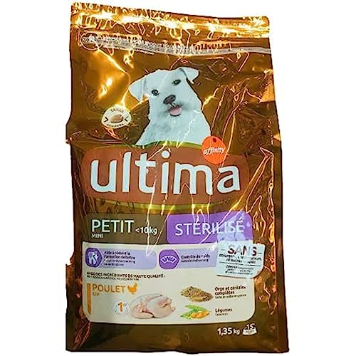 Ultima Trockenfutter für kleine Hunde, sterilisiert, 1,35 kg Ultima Trockenfutter für kleine Hunde, sterilisiert, 1,35 kg von Ultima
