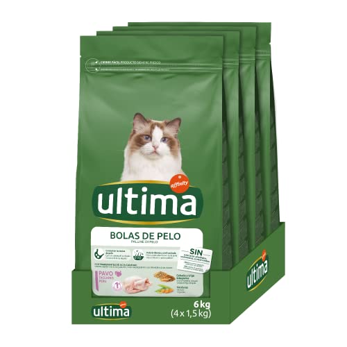Ultima Truthahn, Trockenfutter für Katzen, 4 x 1,5 kg, insgesamt 6 kg von Ultima