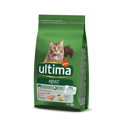 ultima Futter für ausgewachsene Katzen mit Lachs, 1,5 kg von Ultima