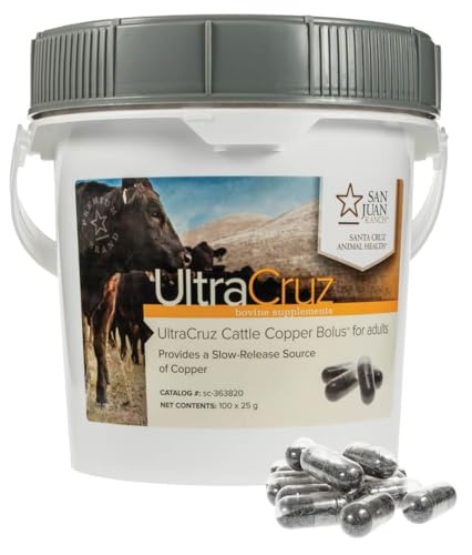 UltraCruz Cattle Copper Bolus Supplement for Adult Cattle, 100 Count x 25 Grams UltraCruz Cattle Copper Bolus Supplement for Adult Cattle, 100 Count x 25 Grams von UltraCruz