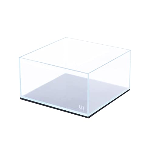 Ultum Nature Systems Ultraklares, randloses Aquarium – eisenarmes Glas mit 45° gehrten Kanten, 5 mm - 12 mm dick, Nivelliermatte inklusive (25S, flach, 2 Gallonen) von Ultum Nature Systems