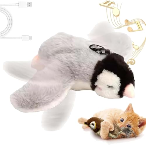 Umikk Katzenspielzeug Vogel Simuliertes Zwitscherndes, Selbstbeschäftigung Flappy Bird Cat Toy Interaktives Katzenspielzeug Elektrisch Fliegender Vogel,Flapping Bird Cat Toy (Schwarzspecht (1 Stück)) Umikk Katzenspielzeug Vogel Simuliertes Zwitscherndes, Selbstbeschäftigung Flappy Bird Cat Toy Interaktives Katzenspielzeug Elektrisch Fliegender Vogel,Flapping Bird Cat Toy (Schwarzspecht (1 Stück)) von Umikk