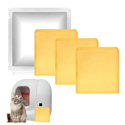 Umllpet Katzentoilette Geruchsbeseitiger, 3 Stück Selbstreinigende Katzentoilette Geruchsbeseitiger, Katzentoilette Desodorierer für Automatische Katzentoilette, Katzenurinkot-Geruchsentferner Umllpet Katzentoilette Geruchsbeseitiger, 3 Stück Selbstreinigende Katzentoilette Geruchsbeseitiger, Katzentoilette Desodorierer für Automatische Katzentoilette, Katzenurinkot-Geruchsentferner von Umllpet