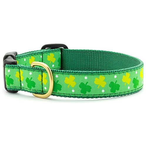 Animal World NSH-C-L Shamrock Hundehalsband, Breit 1", L von Up Country