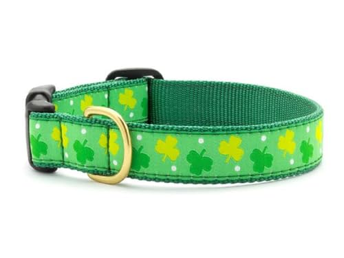 Animal World NSH-C-S Shamrock Hundehalsband, Schmal 5/8", S von Up Country