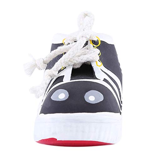 Beliebte Latex-Hundeschuhe zum Beißen von Bissen, Spielzeug zur Verhinderung von Soundeffekten, kleines Spielzeug, Welpen, Sound-Zubehör, interaktiv, schwarz, praktisch und beliebt von Unbekannt