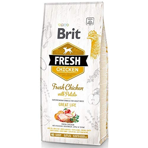 Brit Fresh Chicken & Potato Adult Great Life - Dry Dog Food - 2 5kg von BURBERRY