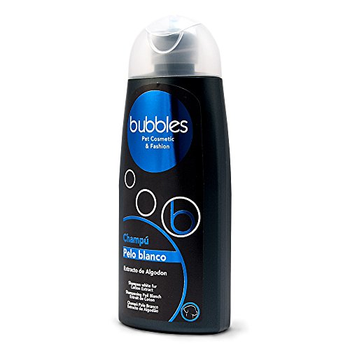 Bubble's Hundeshampoo mit Baumwoll-Extrakt für weißes Fell (250 ml) von Unbekannt