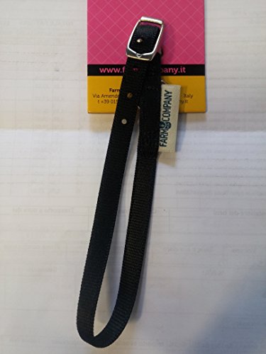 Farm Company Nylon-Schnallenhalsband, 15 mm x 40 cm, Schwarz von Unbekannt