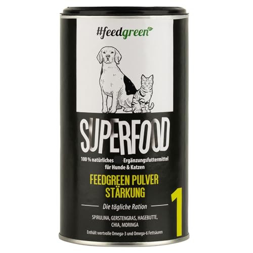 FeedGreen Pulver I Hundefutter I Katzenfutter I Stärkung I Natürlich I 200g von Unbekannt