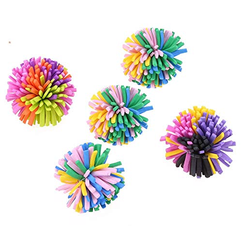 Générique 5 Stück bunte Katzenbälle, Schaumstoff, Kratzbälle, für Haustiere, Kauspielzeug, Balltraining Générique 5 Stück bunte Katzenbälle, Schaumstoff, Kratzbälle, für Haustiere, Kauspielzeug, Balltraining von Unbekannt