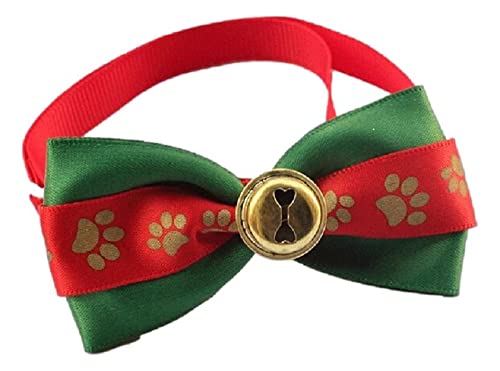 Générique Fliege Hund Katze rot und grün und Glöckchen Kostüm Weihnachten von Unbekannt