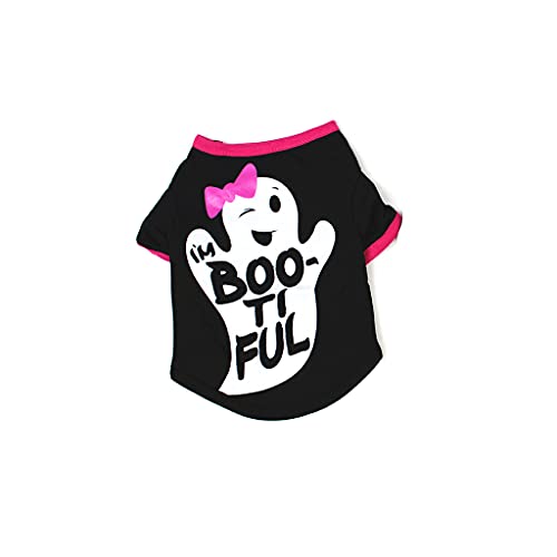 Générique Kostüm für kleine Hunde, Welpen, süß, Halloween, Haustier-T-Shirt, Kleidung, S, Schwarz Générique Kostüm für kleine Hunde, Welpen, süß, Halloween, Haustier-T-Shirt, Kleidung, S, Schwarz von Unbekannt