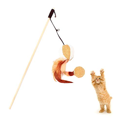 Générique Niedliche Katzen-Teaser, Naturholz, Kätzchen, Catcher mit Glöckchen, Katze, Baguette, Übung, Kürbis, Spielzeug, Zubehör für Haustiere, kreativ und nützlich Générique Niedliche Katzen-Teaser, Naturholz, Kätzchen, Catcher mit Glöckchen, Katze, Baguette, Übung, Kürbis, Spielzeug, Zubehör für Haustiere, kreativ und nützlich von Unbekannt