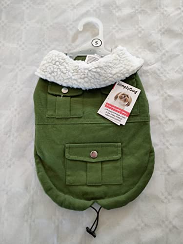 Gesteppter grüner Hundemantel (Small) von Unbekannt