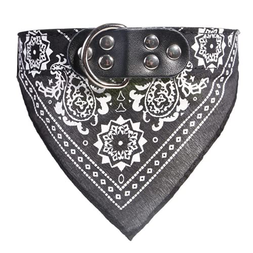 Halsband Bandanas für Haustiere, für Hunde, Katzen, Dreiecks-Lätzchen, aus PU-Leder, verstellbar, Halstuch mit Paisley-Muster für Welpenzubehör Halsband Bandanas für Haustiere, für Hunde, Katzen, Dreiecks-Lätzchen, aus PU-Leder, verstellbar, Halstuch mit Paisley-Muster für Welpenzubehör von Unbekannt
