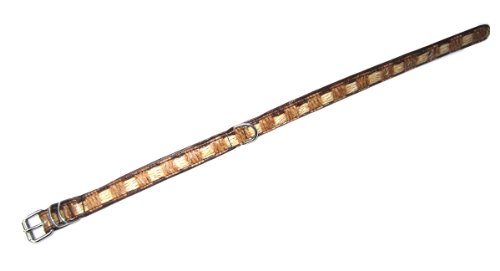 Heim 1911300 Halsband "Wildlife", 14 mm breit, 30 cm lang, braun von Unbekannt